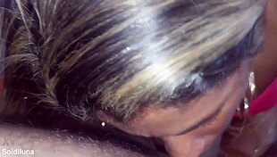 Wife Gulps Every Drop of Cuckold Hubby's Juicy Cumshot Dripping Wet