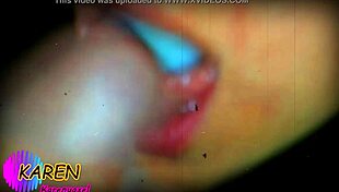 karen swirls huge cum loads in mouth slow motion fun