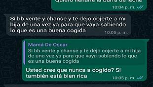 Fucking Friend's Latina Boss Again After WhatsApp Chat Creampie