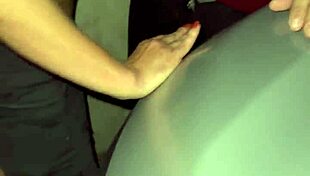 brazilian couple flashes pussy at drive-in strangers for public dogging cum mouthfuls