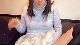 cute crossdressing ladyboy masturbates quietly and sweetly