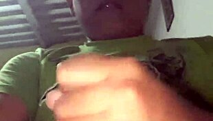 peruvian teen jerks hot cumshot all over my living room couch