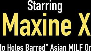 asian milf maxine x craves hubby's big cock deep in her throat