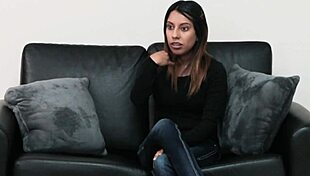 Mandy Mynx Gags On Deepthroat Cock Twice On Casting Couch