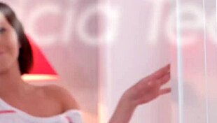 Hungarian teen in miniskirt flaunts her shaved pussy and narrow ass