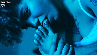 emilly shows off her hot pretty feet up close