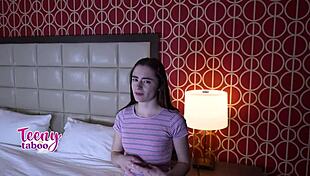 Stepdad Fills 18yo Stepdaughter Reese Robbins' Pussy with Creampie