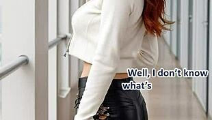 Out of friendzone part 1 features redhead in leather jerk off dream