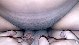 Chubby latinas grind wet clits in close-up scissoring frenzy