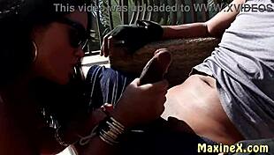 athletic asian cougar maxine x pounded creampie by bbc outdoors