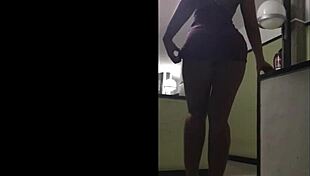 she grows wildly horny playing with milk to tease her watching cuckold husband