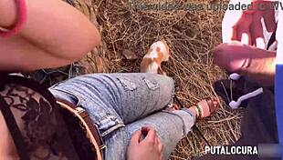 stunning skinny maria teen sucks small cock rough on street then missionary creampie 