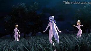 kagamine rin meiko haku full nude mod boobs n ass goddess vibes