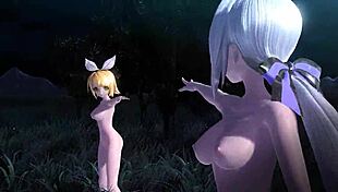 kagamine rin meiko haku full nude mod boobs n ass goddess vibes