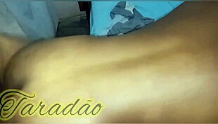 He unloads milk deep in the fat ebony hookers big juicy ass after licking her hairy pussy