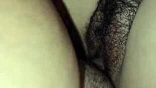 chubby latina hairy juicy pussy creampie deep in stepsister taboo closeup