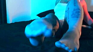 emilly shows off her hot pretty feet up close