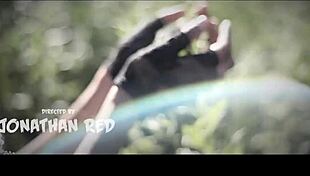 this sexy model strips topless for her sizzling outdoor photoshoot session