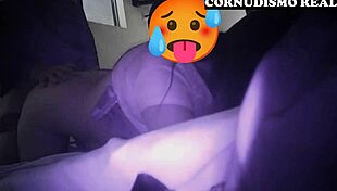 Husband watches wife bent over doggystyle by his friend on hidden cam