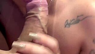 hot latina wife rims and licks before monster cock rips her tight pussy at the party