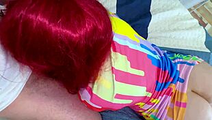 A Mature Stepmom's Huge Tits and Elastic Ass Tease Leads to Deep Pussy Fuck and Anal on Bed