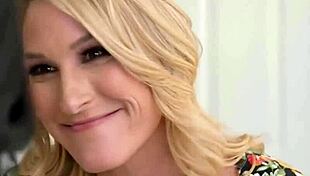 hey, serena santos and stepbro berry mckockiner get stepmom charley hart in on the threesome fun