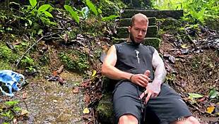 morbid's stroking my clit while i strip naked by the river... silvana lee & brian evansx