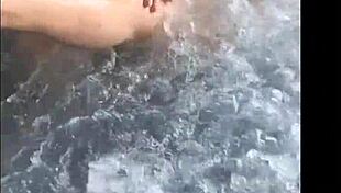 mature bbw lady baths hot then squirts like crazy all over!