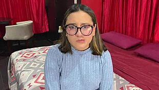 Sharing bed with hot latina stepaunt leads to accidental wild family trip fuck