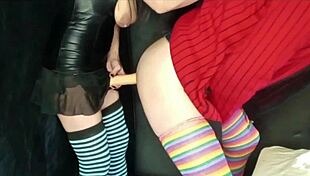 Brunette Strapon Milf Lola Pegs Big Cock Anal Ass