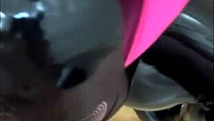 SKINNY LATEX SLUT BENT OVER FOR BIG COCK DOGGY ASSFUCKING AND RIMJOB IN FULL BODYSUIT!