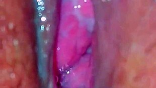 closeup of husband fingering wife's juicy hairy indian pussy
