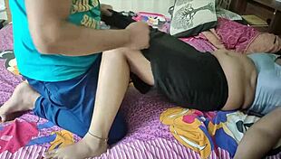 desi couple first time girlfriend boyfriend bed underwear tight pussy monster cock passion... umm so hot