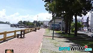 Curious Blonde Kiki Bends Over for Stranger's Outdoor Doggy Pound