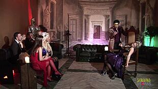 whoa these horny milfs look insane getting fucked hard in wild group foursome