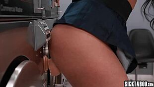 jennifer white's big tits bounce in public laundromat fuck! 🍑🔥