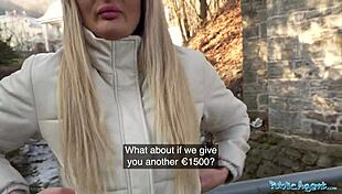 Public agent pounds sexy teacher's perfect body till she cums on knees pov