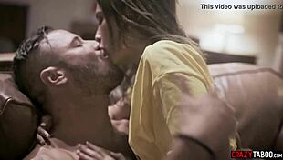 Whoa, petite teen deepthroats friend's huge uncut cock behind boyfriend's back 😈🍆💦