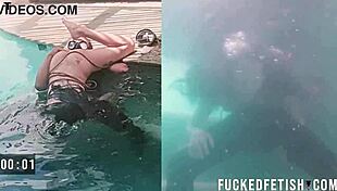 Wow! Couple Submission Helen Star Underwater Oral Vibrator Blindfold!