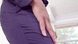 Ripped Musa Phoenix Pounds Sexy Kyler Quinn Doggy Style Rides Cock and Cums on Face in Oiled Interracial