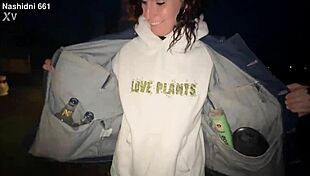 wanna see her juicy pussy ride that monster cock doggystyle in steamy sauna after deepthroat handjob?