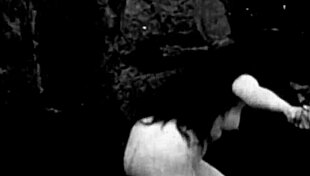 Vintage Nudes Reveal Hairy Pussies and Natural Tits Amid Nature's Calm