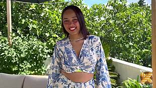 Elektra's brutal sex frenzy with lingerie milf's big natural tits slammed hard