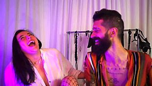 Hot fishnet teen gets hardcore pussy play from cipriani fingers