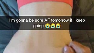 Cheating yoga milf sneaks fitness instructor fuck on snapchat creampie cuckold