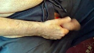 bobbyblaine edges cock then slings thick cum ropes everywhere