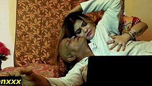 old Indian husband pounds beautiful wife in intense wet pussy slamming