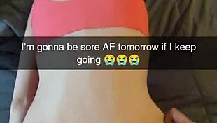 Cheating yoga milf sneaks fitness instructor fuck on snapchat creampie cuckold