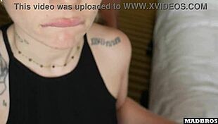 French Blonde Stays in Hotel for Super Intense BBC Doggystyle Pounding