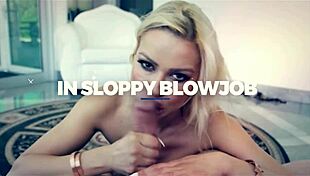Blonde Milf Throated Deep And Face Fucked Into Submission